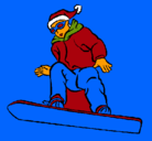 Dibujo Snowboard pintado por joseq26