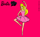 Dibujo Barbie bailarina de ballet pintado por meredith