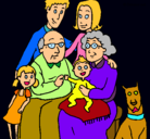 Dibujo Familia pintado por eugenia_2602