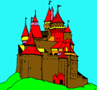 Dibujo Castillo medieval pintado por jdfhvugsfhug