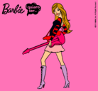 Dibujo Barbie la rockera pintado por athziri