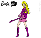 Dibujo Barbie la rockera pintado por FRAN_KIE