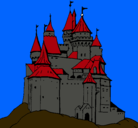 Dibujo Castillo medieval pintado por martieli