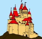 Dibujo Castillo medieval pintado por anajackson