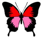 Dibujo Mariposa con alas negras pintado por SelenaGome