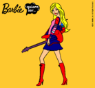Dibujo Barbie la rockera pintado por DESCHI