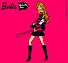 Dibujo Barbie la rockera pintado por vanesiiitha