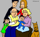 Dibujo Familia pintado por Morena12