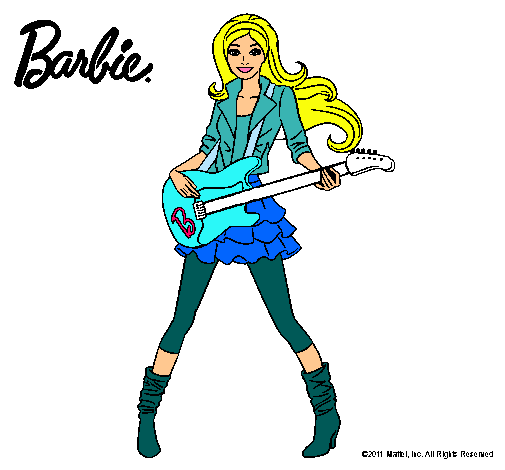 Barbie guitarrista