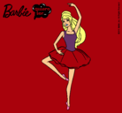 Dibujo Barbie bailarina de ballet pintado por patynabidad