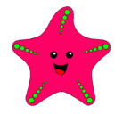 Dibujo Estrella de mar pintado por atziryt