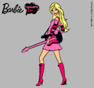 Dibujo Barbie la rockera pintado por ROCKSTAR