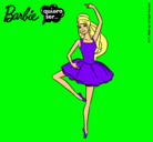 Dibujo Barbie bailarina de ballet pintado por candelaaaa