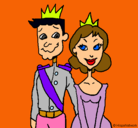 Dibujo Príncipe y princesa pintado por nellysofia