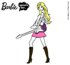 Dibujo Barbie la rockera pintado por kkkkkkk