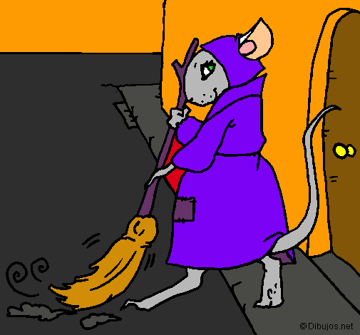 Dibujo La ratita presumida 1 pintado por david360