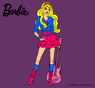 Dibujo Barbie rockera pintado por eilynsita1