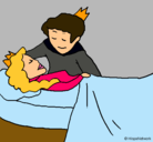 Dibujo La princesa durmiente y el príncipe pintado por euje_blanco