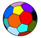 Dibujo Pelota de fútbol II pintado por pelota