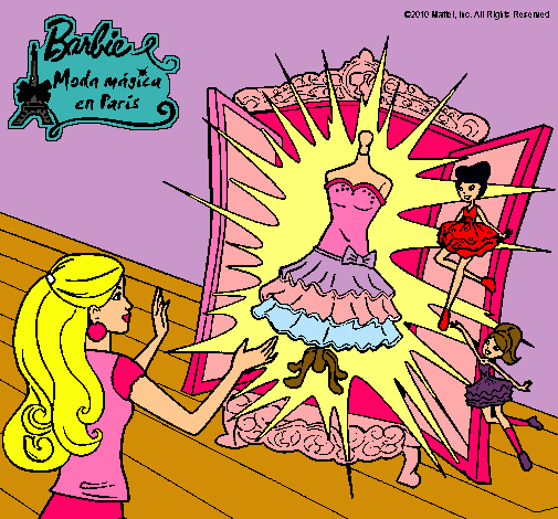 El vestido mágico de Barbie