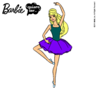 Dibujo Barbie bailarina de ballet pintado por esbeydi