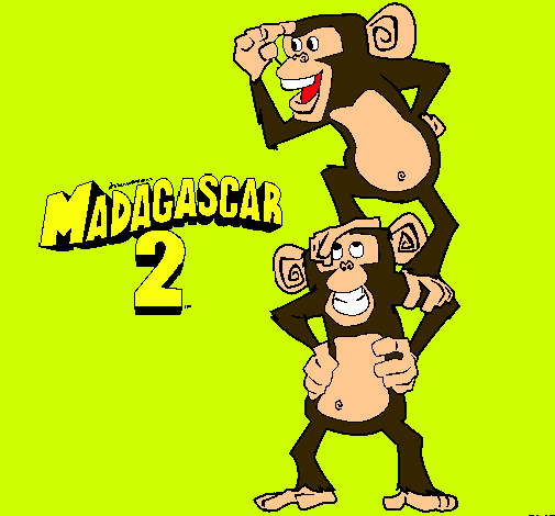 Madagascar 2 Manson y Phil