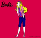 Dibujo Barbie con look casual pintado por alison_