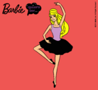 Dibujo Barbie bailarina de ballet pintado por lucesita