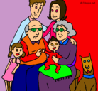 Dibujo Familia pintado por riosalo