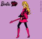 Dibujo Barbie la rockera pintado por luisana8945