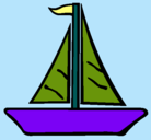 Dibujo Barco velero pintado por simon