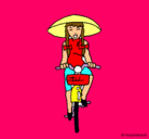 Dibujo China en bicicleta pintado por JoRdAnNyYy