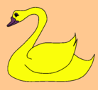 Dibujo Cisne pintado por DESCHI