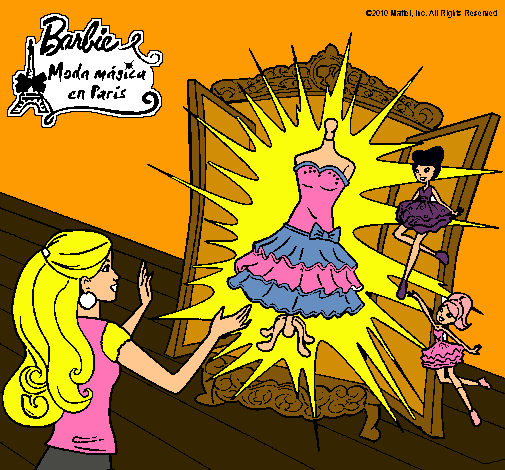 El vestido mágico de Barbie