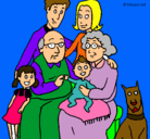 Dibujo Familia pintado por davidmari