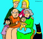 Dibujo Familia pintado por rpomari