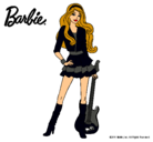 Dibujo Barbie rockera pintado por  Periitha