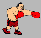 Dibujo Boxeador pintado por jhashdfcbdhs