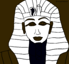 Dibujo Tutankamon pintado por rodriguez
