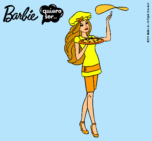 Dibujo Barbie cocinera pintado por  Periitha