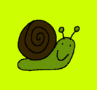 Dibujo Caracol 4 pintado por gabyXD