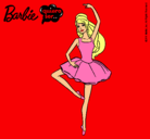 Dibujo Barbie bailarina de ballet pintado por LUCIAAAA