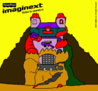 Dibujo Imaginext 12 pintado por maravilla