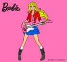 Dibujo Barbie guitarrista pintado por pitisheilaku
