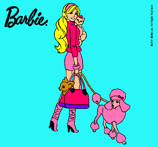 Dibujo Barbie elegante pintado por esrefy