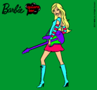 Dibujo Barbie la rockera pintado por NATI88