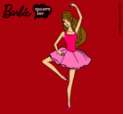 Dibujo Barbie bailarina de ballet pintado por Bailaballet