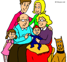 Dibujo Familia pintado por londomateo