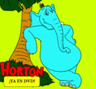 Dibujo Horton pintado por Bego