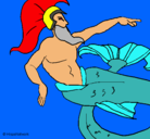 Dibujo Poseidón pintado por Poseidon